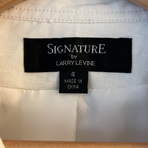 Signature by Larry Levine; Size 4; White - Picture 2 of 4